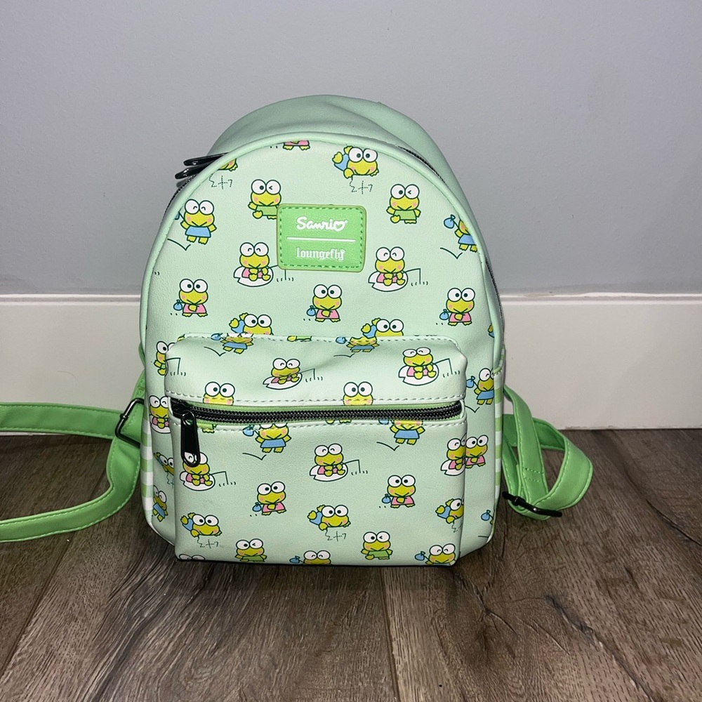 Loungefly Keroppi Gingham Mini Backpack